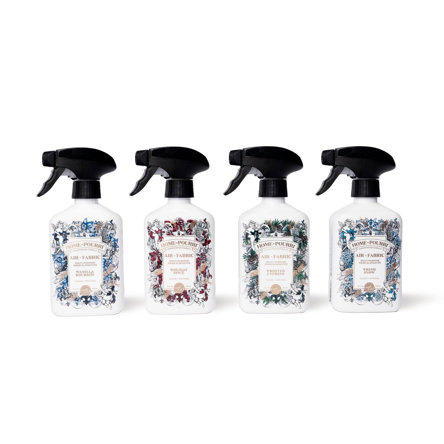 ~Pourri - Home~Pourri Fresh Snow Air + Fabric Odor Eliminator, Holiday