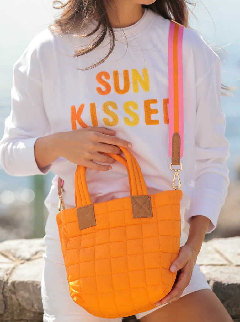 Sun Kissed White Sweatshirt