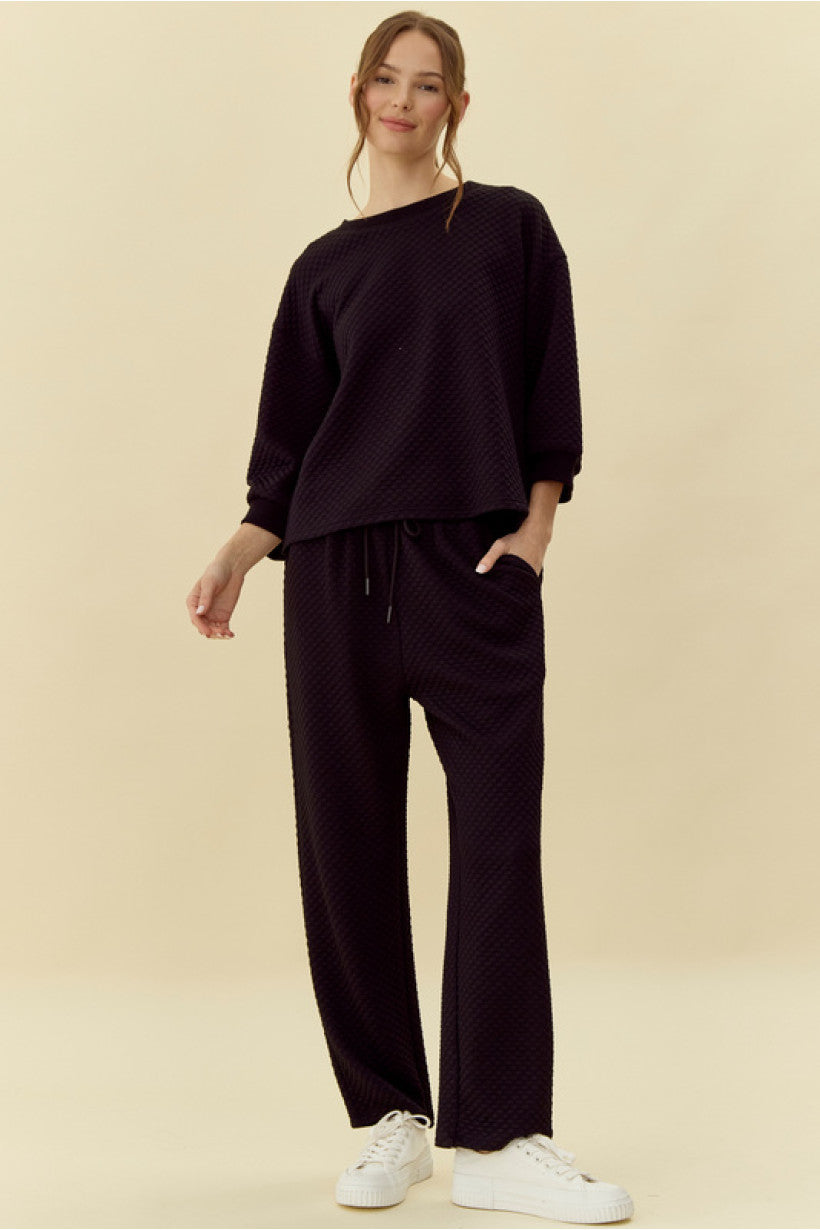 Black Loungewear Set