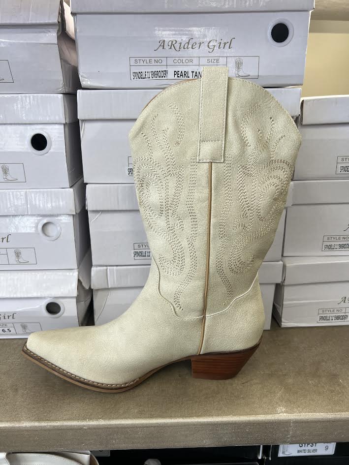 Spindelle EM Pearl/Tan Boots