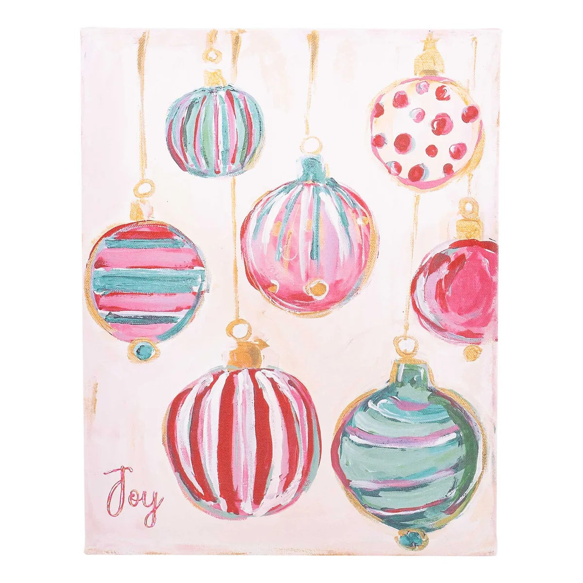 Merry Ornaments Canvas