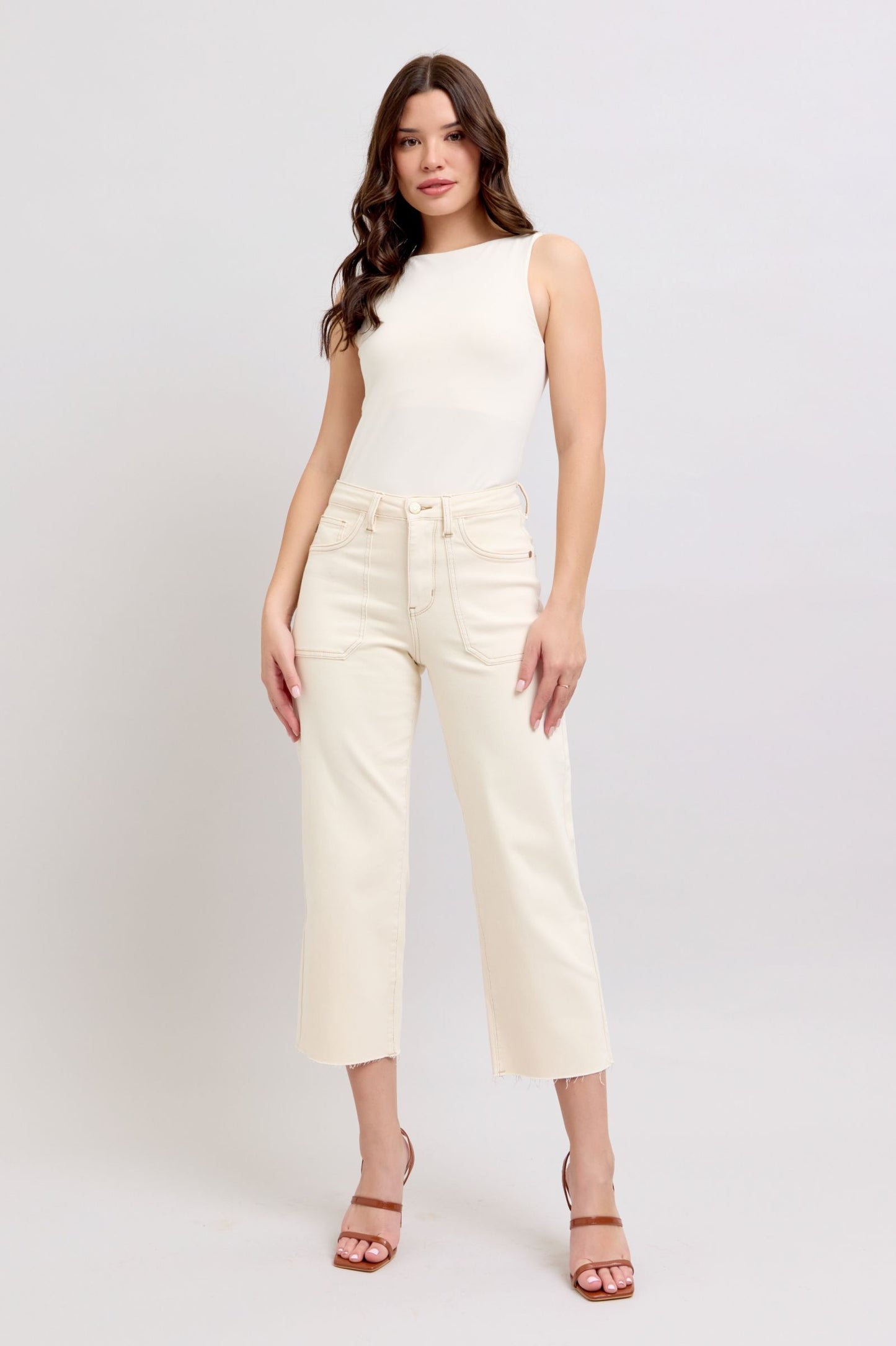Judy Blue Cropped Wide Leg 88950C