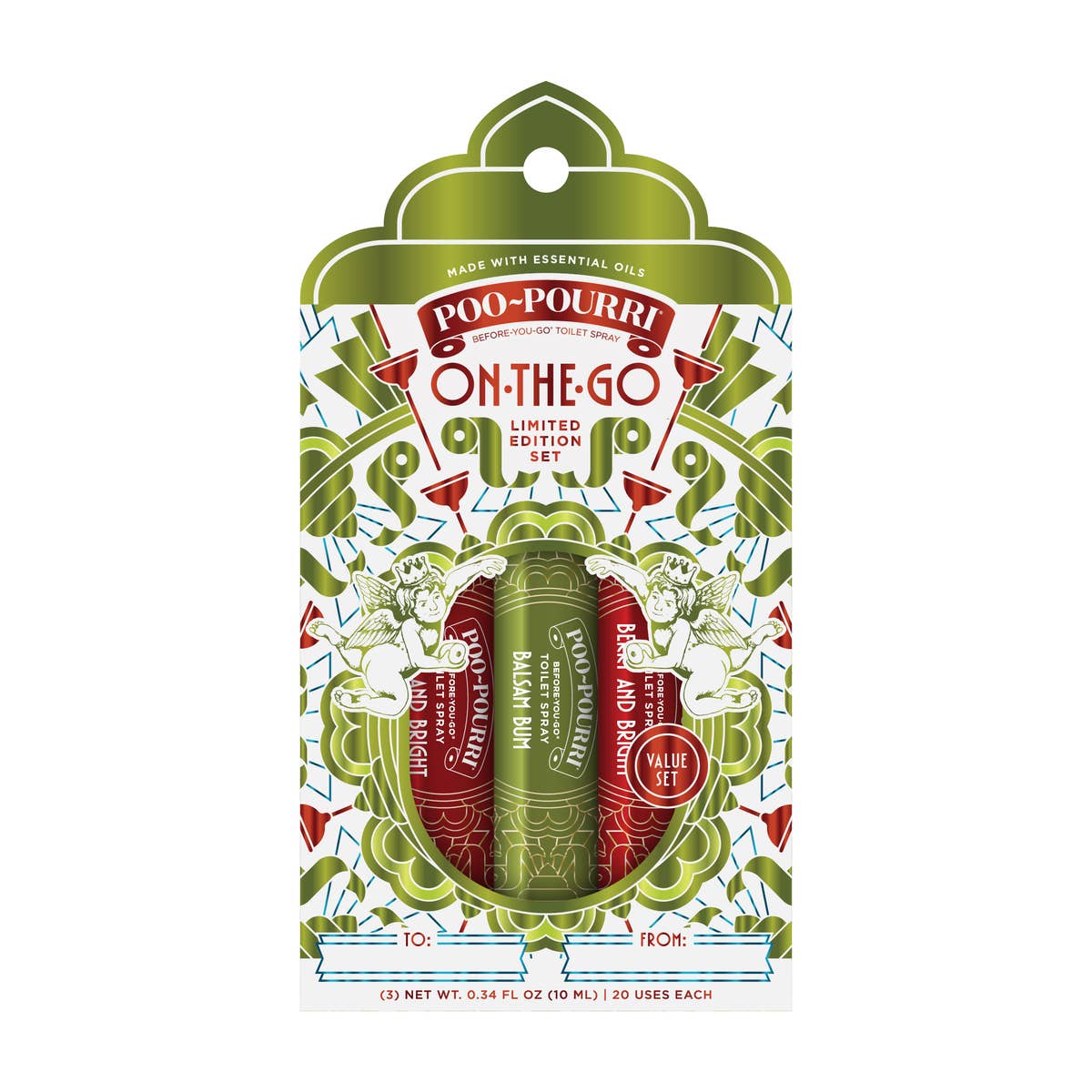 ~Pourri - Holiday 2024 - On-The-Go 10mL Poo~Pourri Set