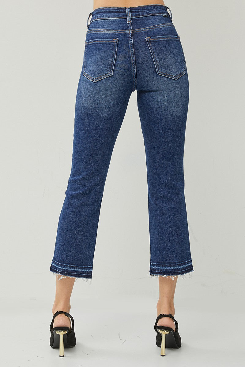 Risen Curvy High Rise Relaxed Straight Jeans