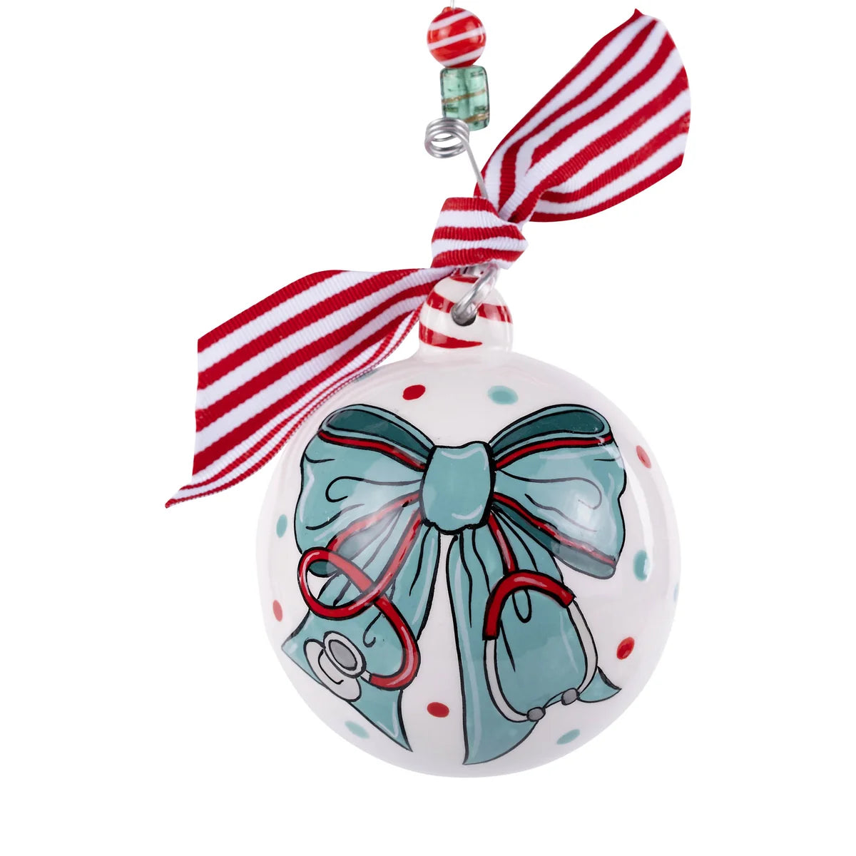Nurse Bow Ornament