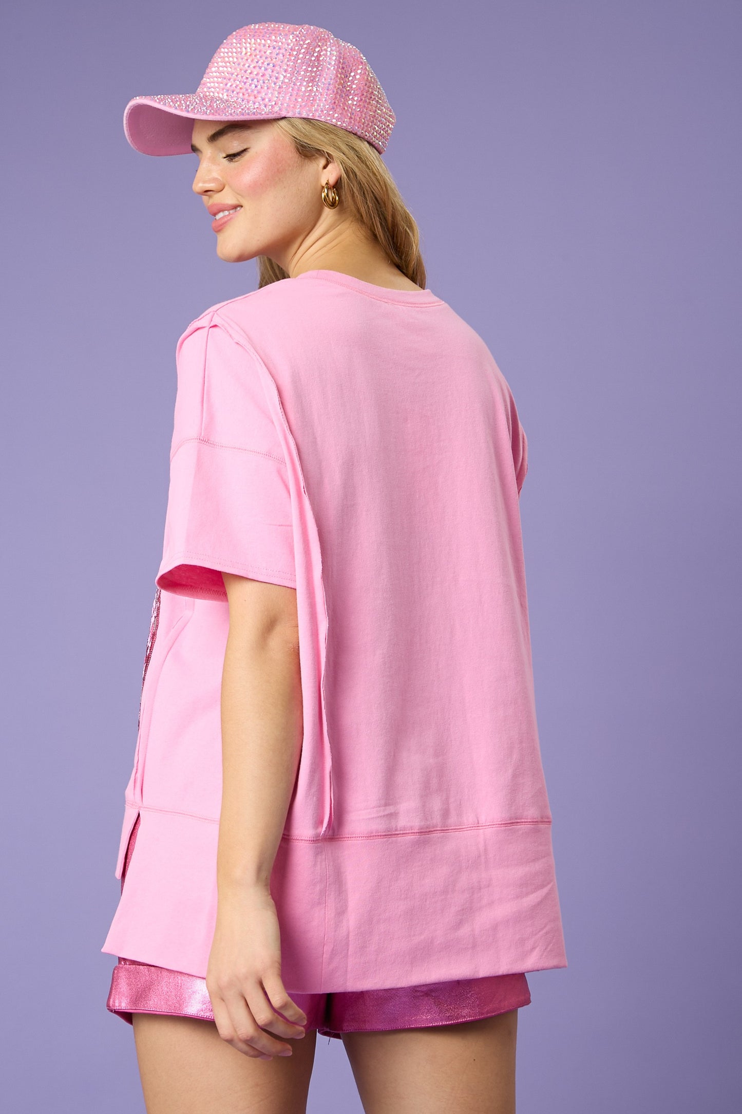Cherry Disco Ball Loose Fit Tee