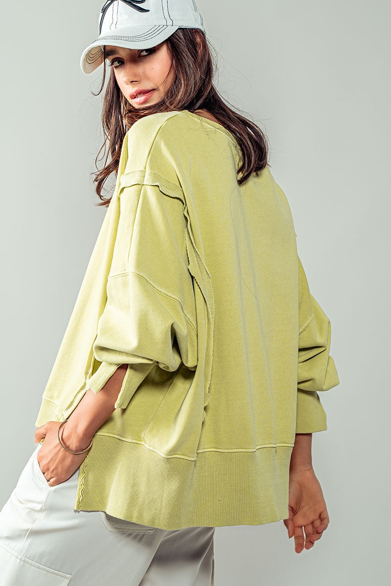 Pigment Washed Sweatshirt