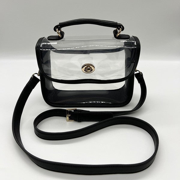 Black Clear Crossbody Bag