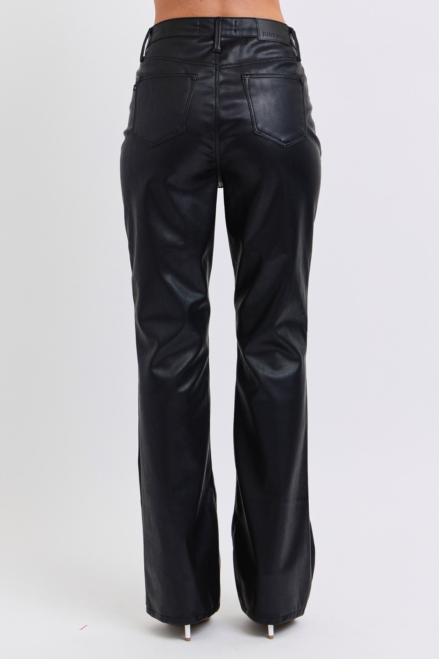 Judy Blue HW Tummy Control Faux Leather Bootcut