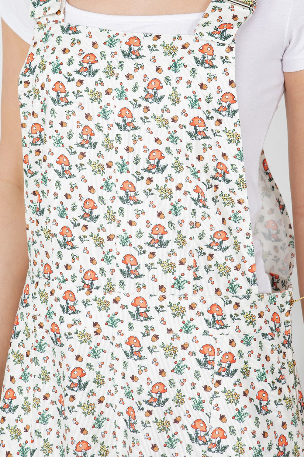 Mushroom with Acorn Print Skirtall