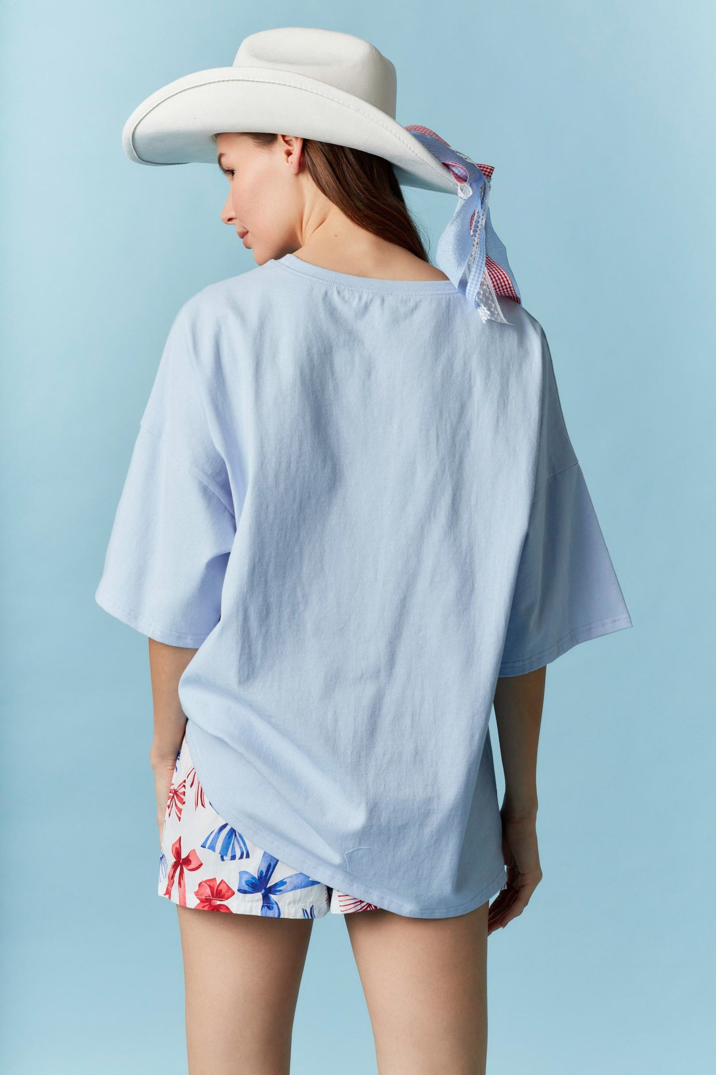 Boots Graphic Printed Multi Bow Detail T-Shirt