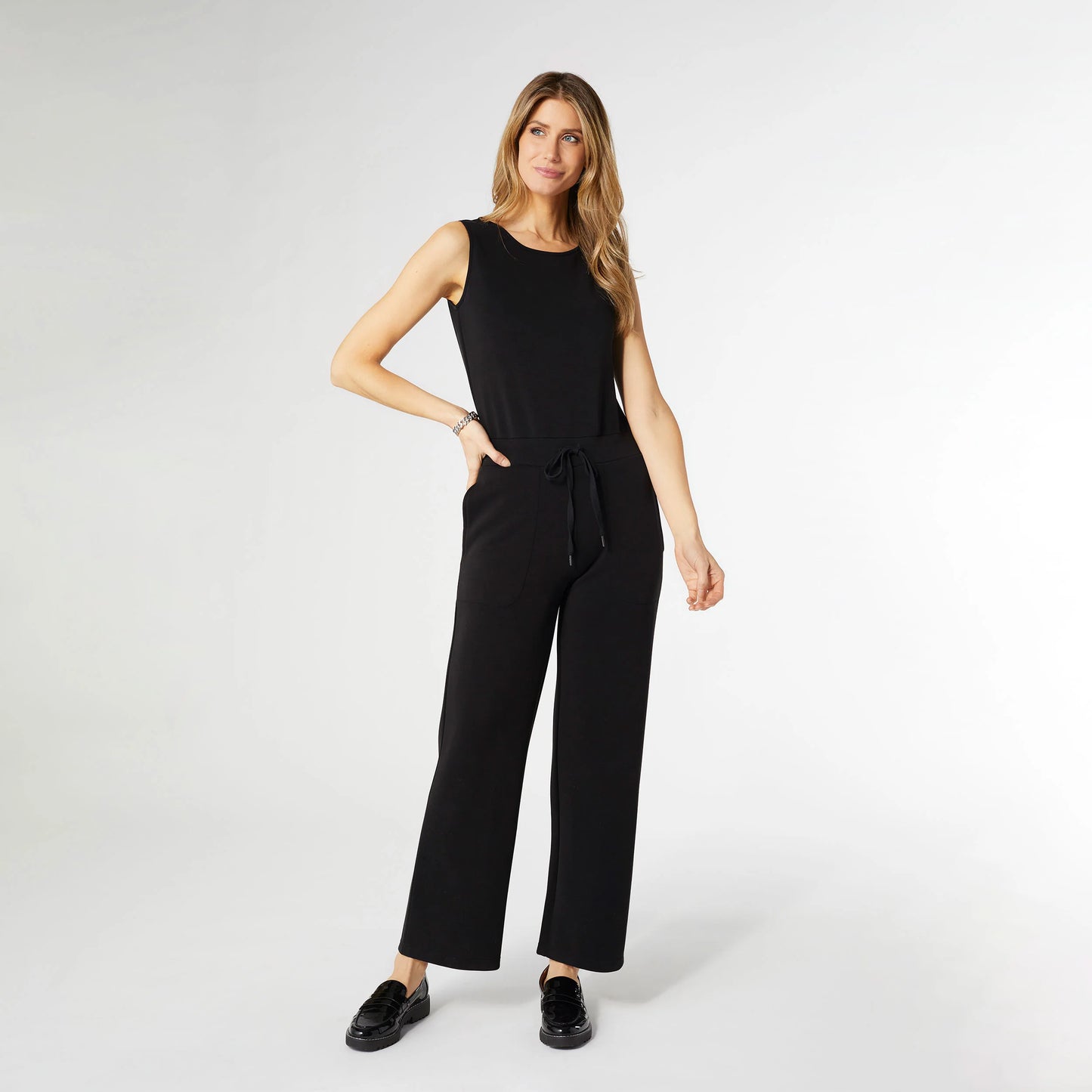 Hilarie Super Soft Romper with Pockets