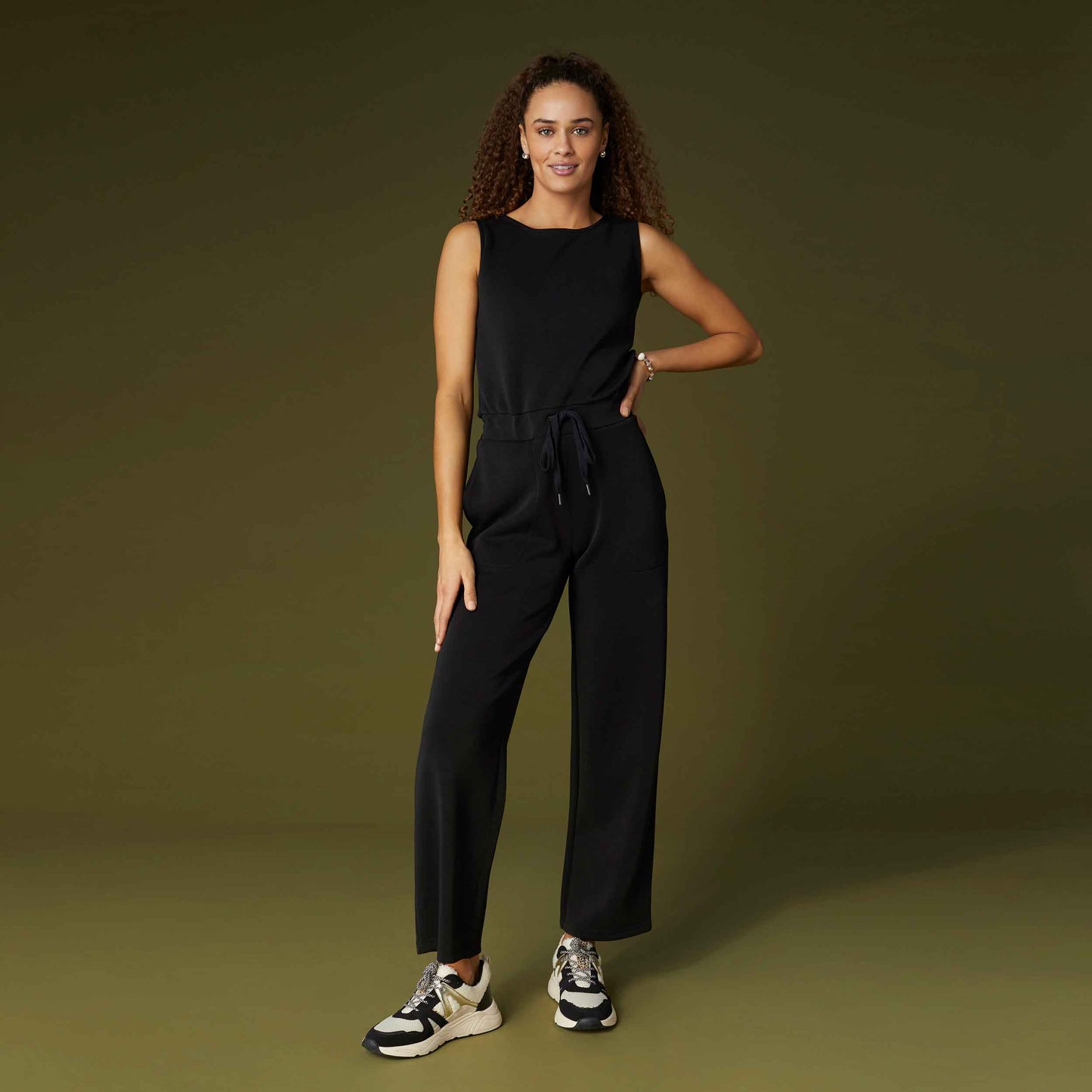 Hilarie Super Soft Romper with Pockets