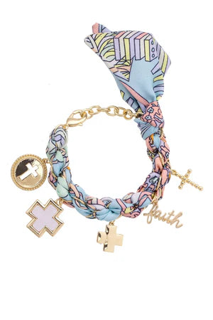 Louisa Scarf Charm Bracelet