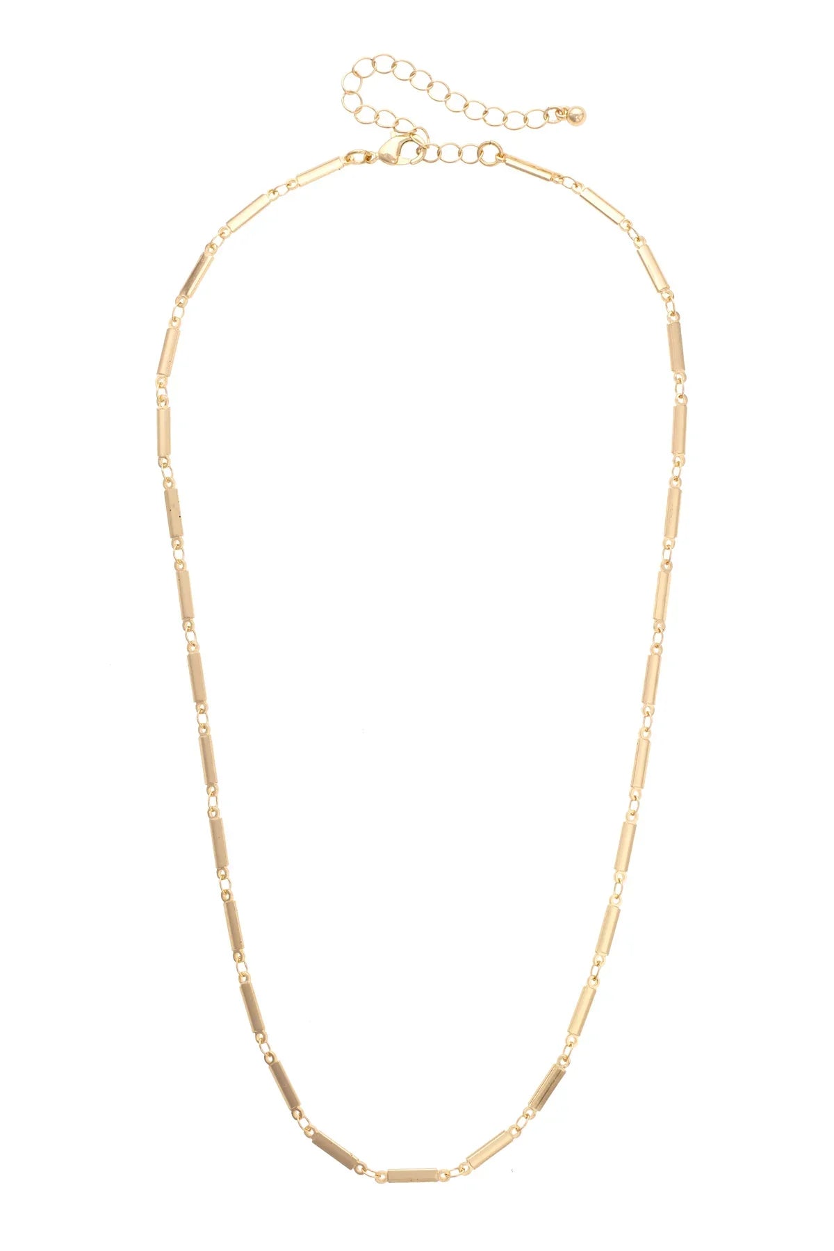 Dolly Delicate Rectangle Link Pendant Necklace Base