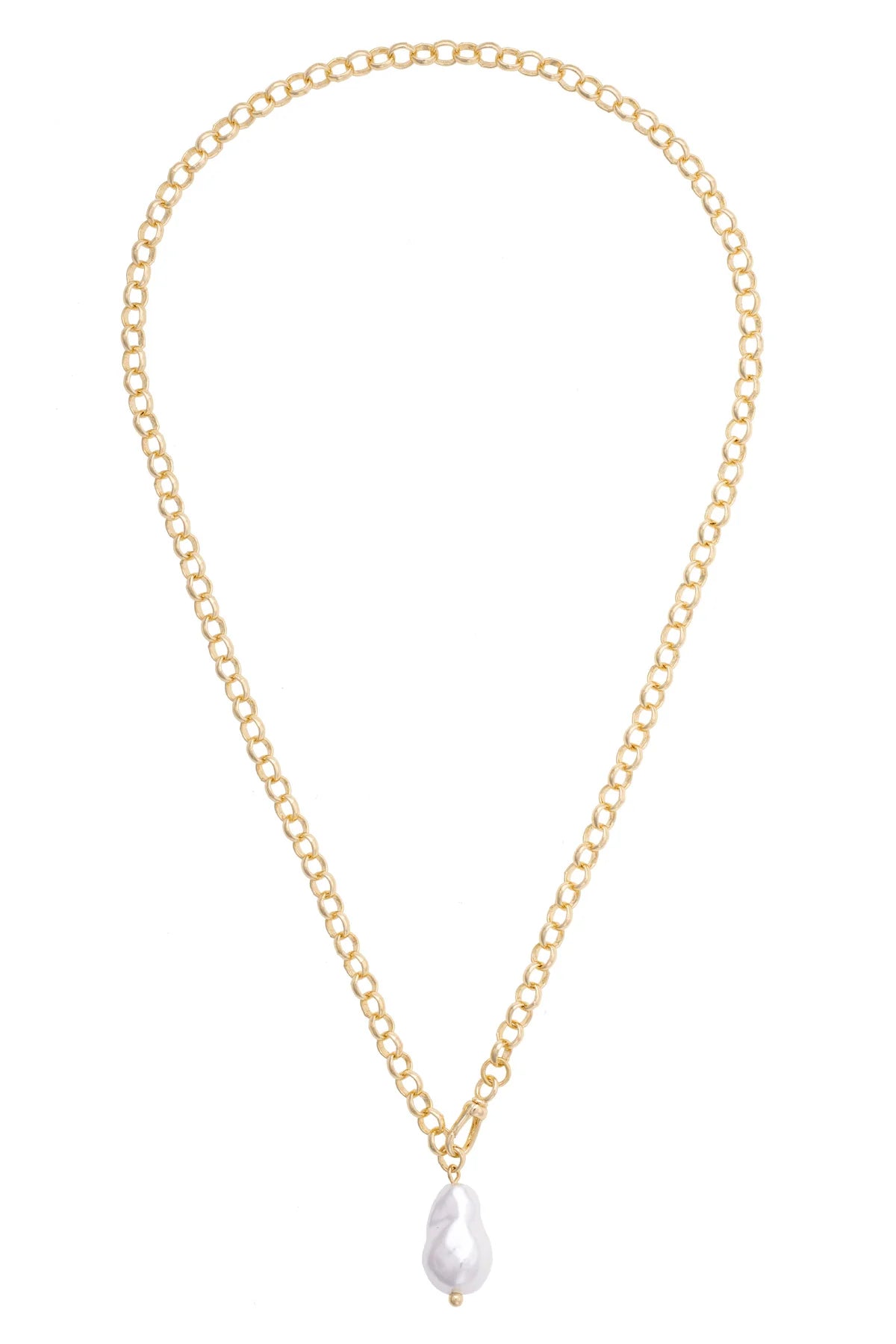 Elsa Pearl Pendant Convertible Necklace in Ivory