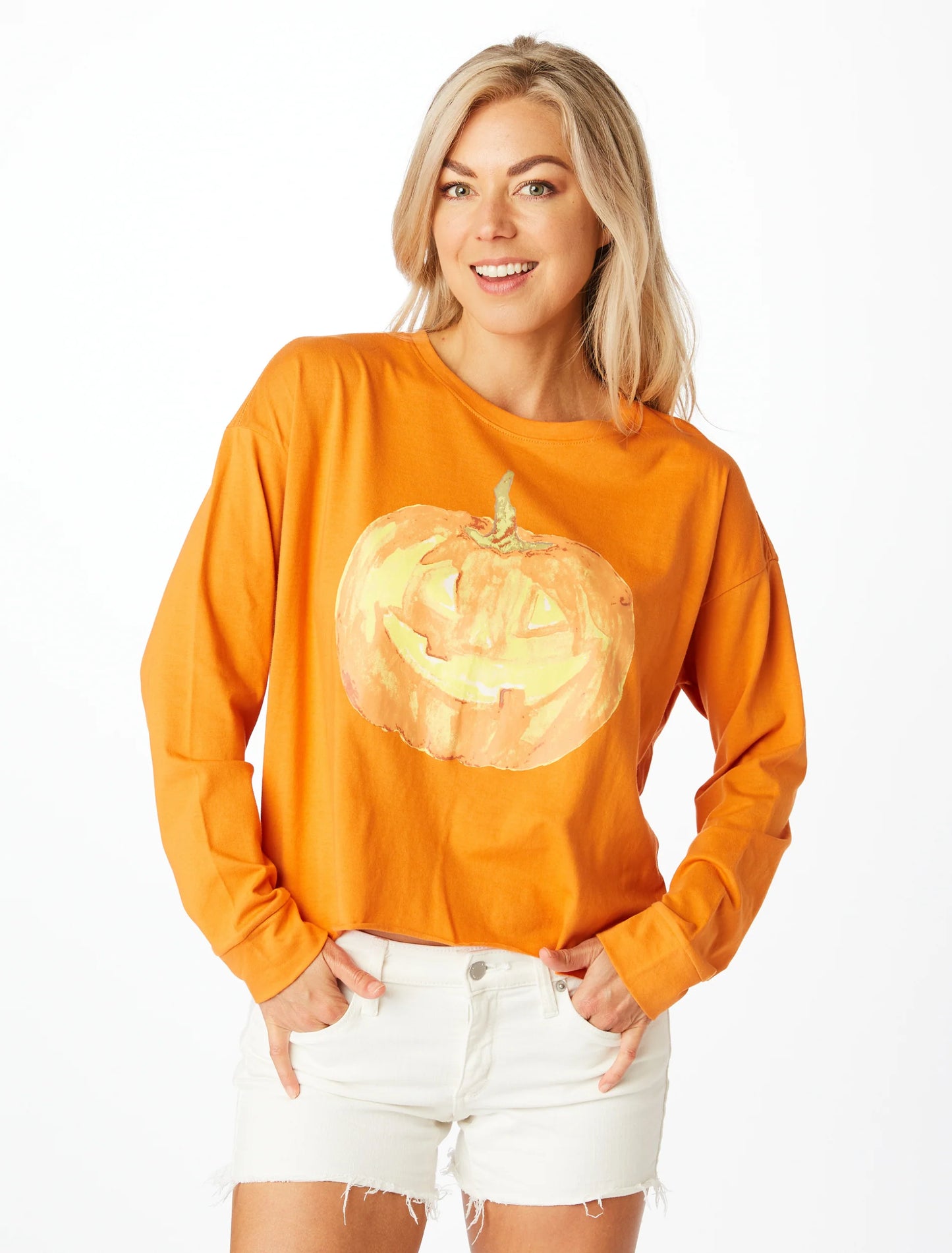 Pumpkin Boxy L/S Top
