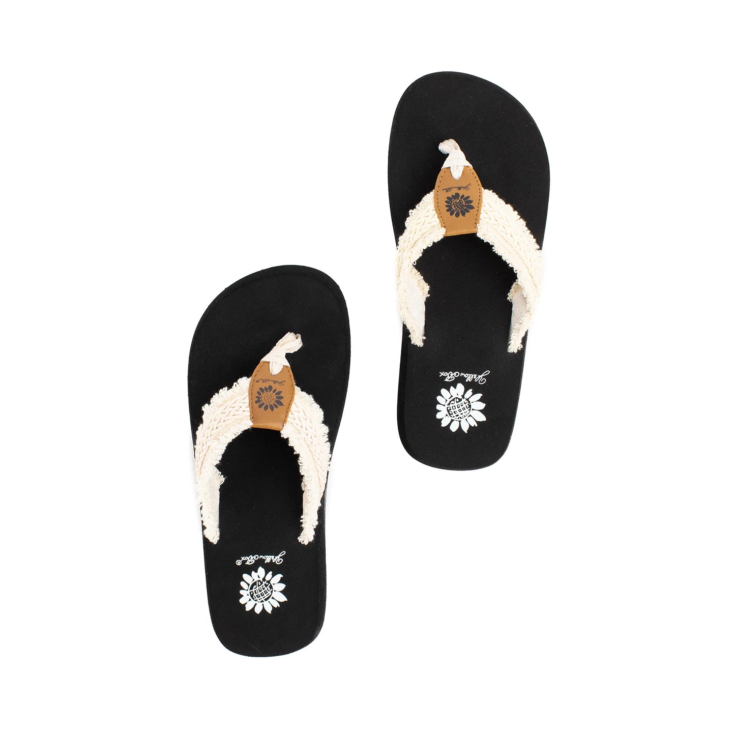 Yellow Box Cream Fianni Flip Flop