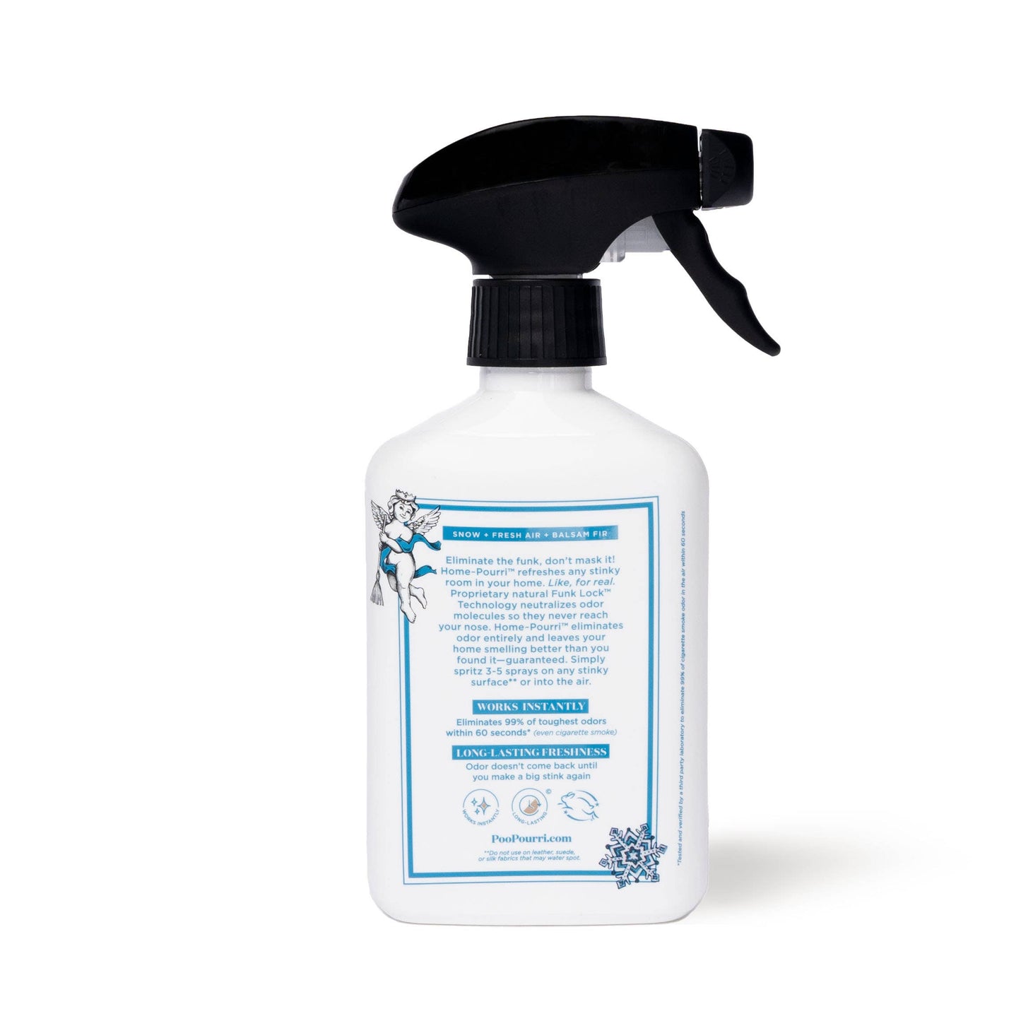 ~Pourri - Home~Pourri Fresh Snow Air + Fabric Odor Eliminator, Holiday