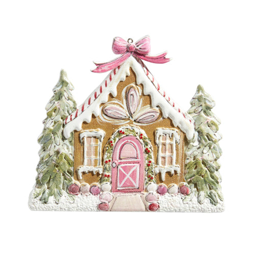 Pink Gingerbread Ornament