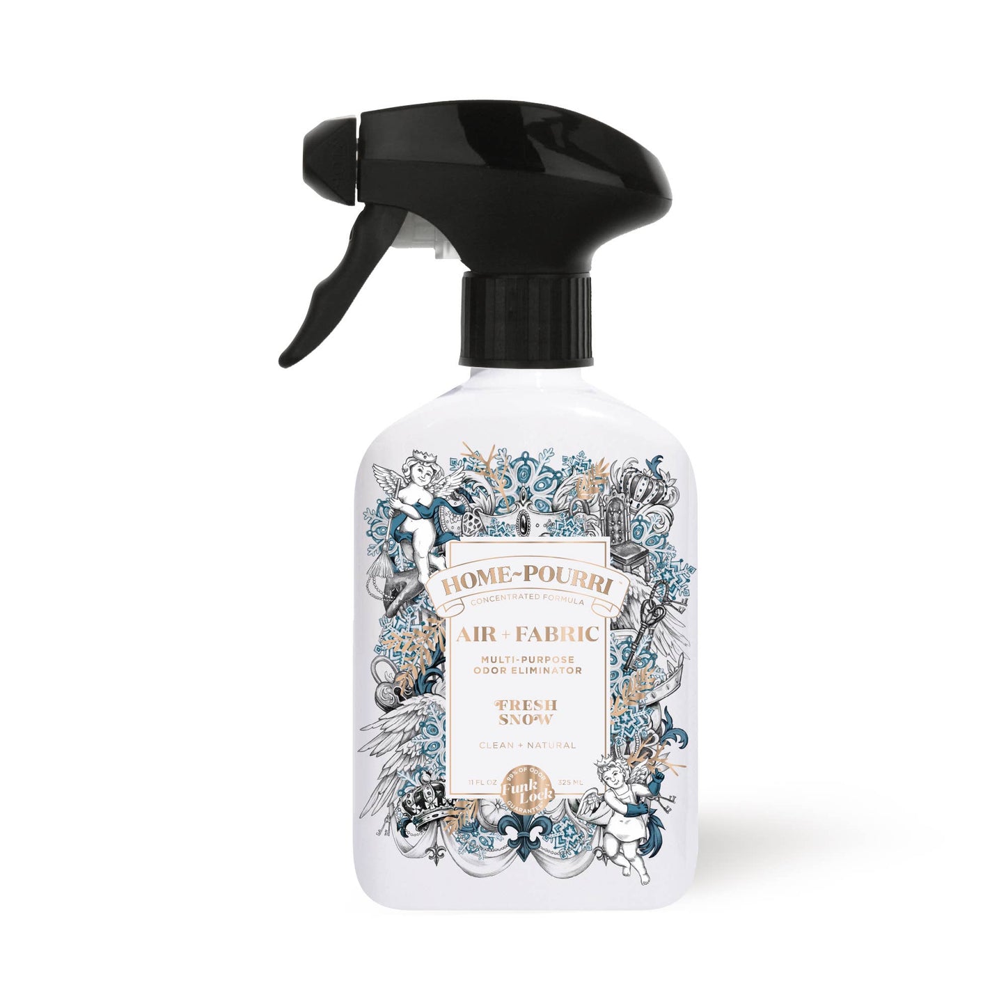 ~Pourri - Home~Pourri Fresh Snow Air + Fabric Odor Eliminator, Holiday
