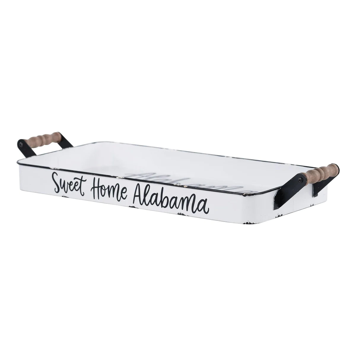 State of Alabama Enamel Tray