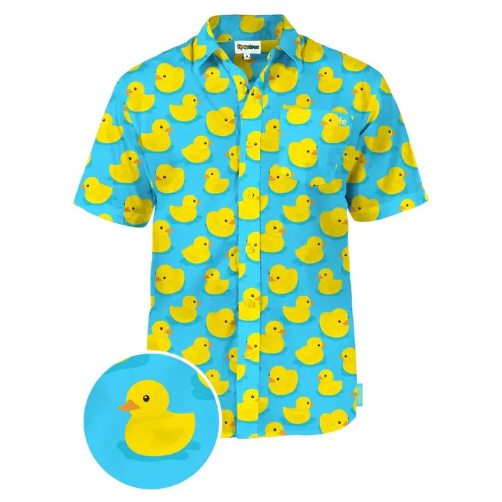 Tipsy Elves Rubber Ducky Hawaiian Shirt