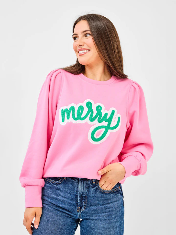 Kelly Sweatshirt | Merry Pink