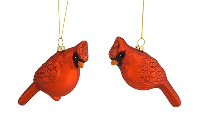 Cardinal Glass Ornament