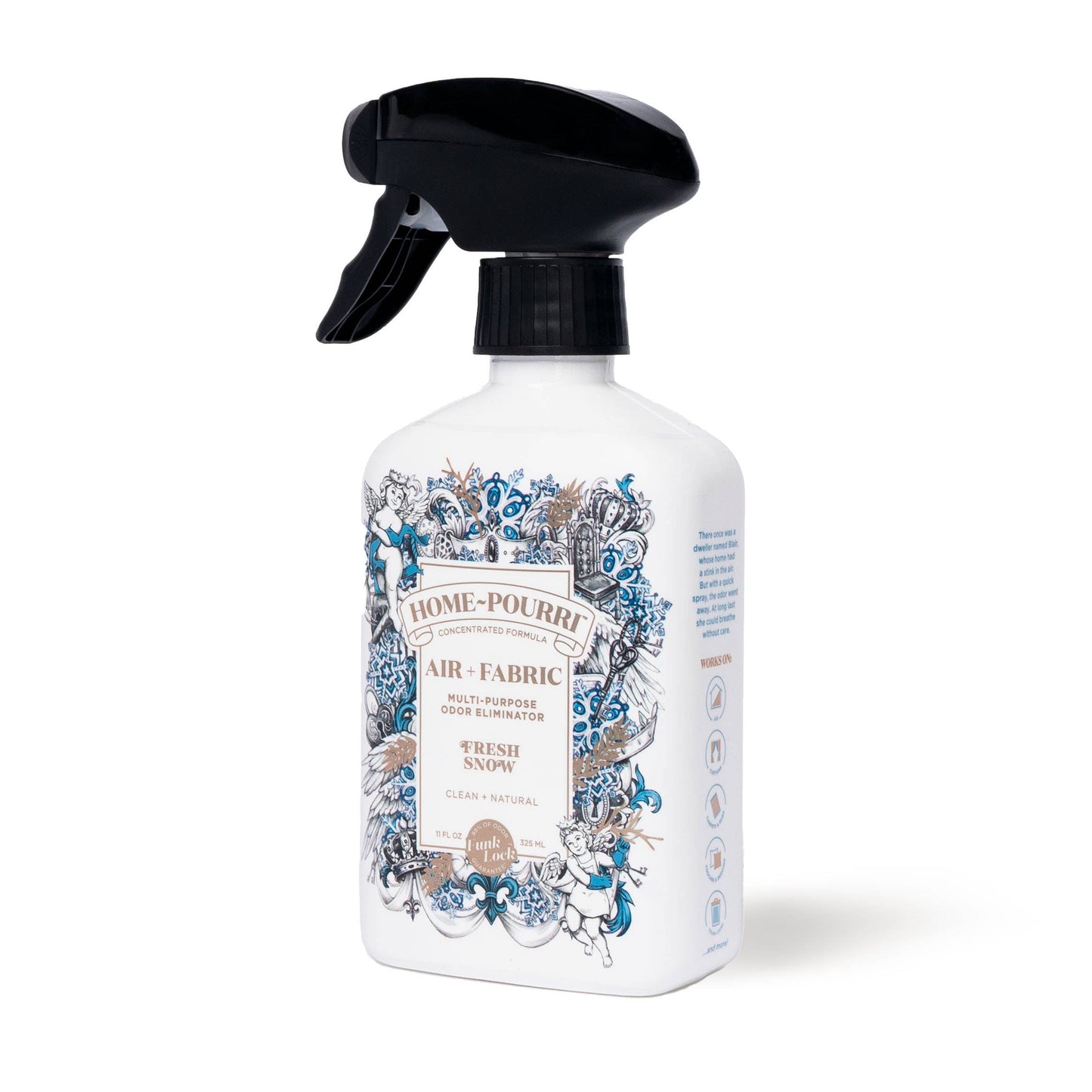 ~Pourri - Home~Pourri Fresh Snow Air + Fabric Odor Eliminator, Holiday