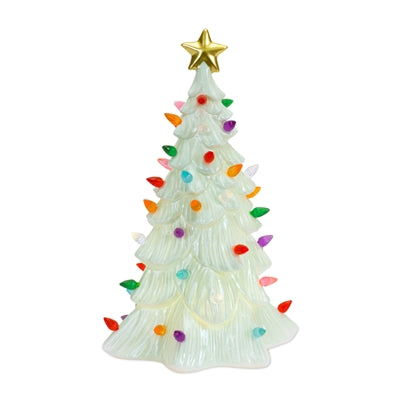 Led 12.5" Procelain Vintage Tree