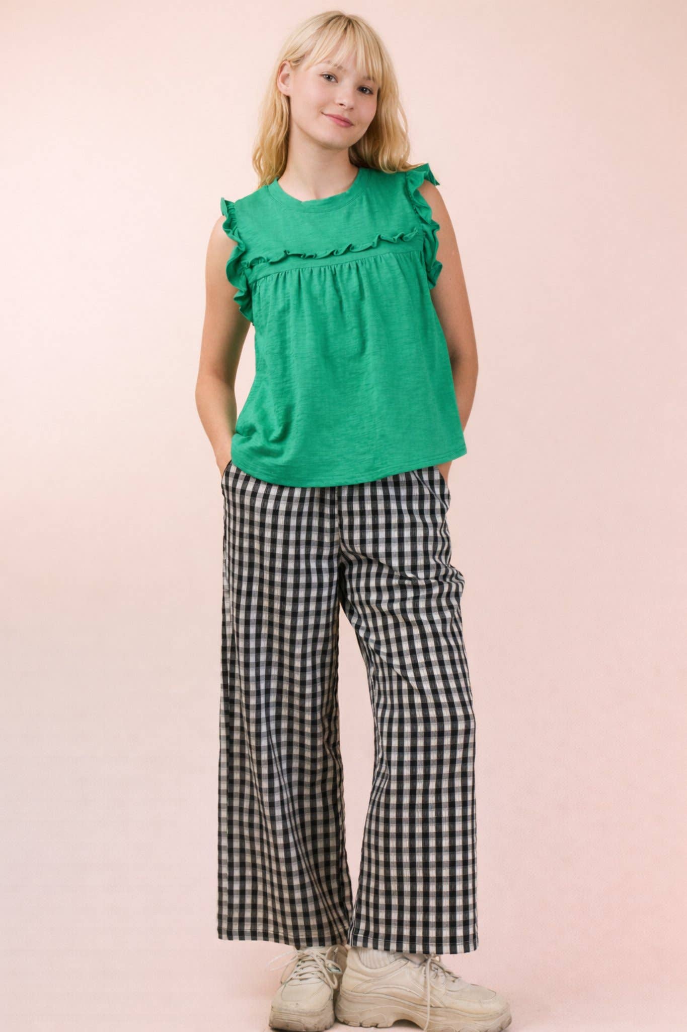 Ruffle Knit Top