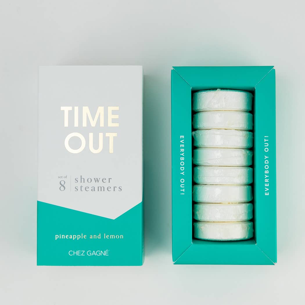 Chez Gagné - Time Out Shower Steamers - Pineapple Lemon - Set of 8 Tabs