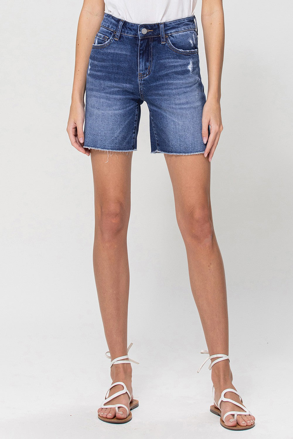 Denim Mid Rise Short