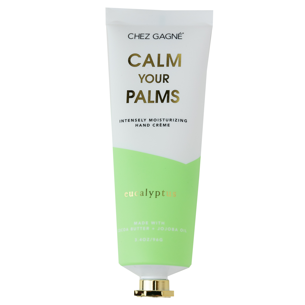 Chez Gagné - Calm Your Palms - Eucalyptus- Vegan Hand Crème - 3.4oz