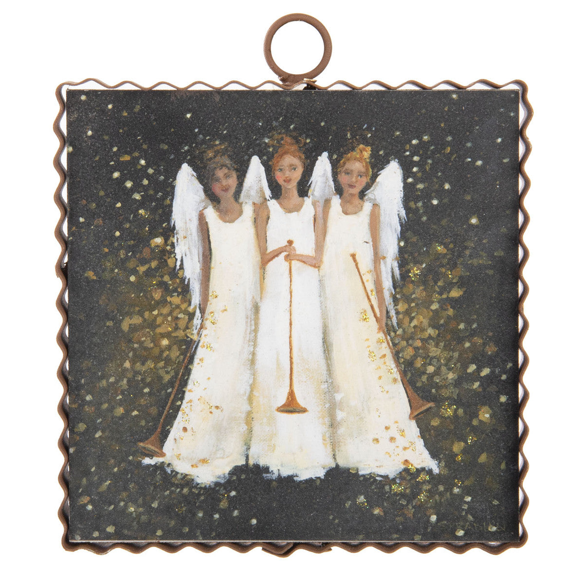 Mini Heavenly Angels Print w/Metal Frame