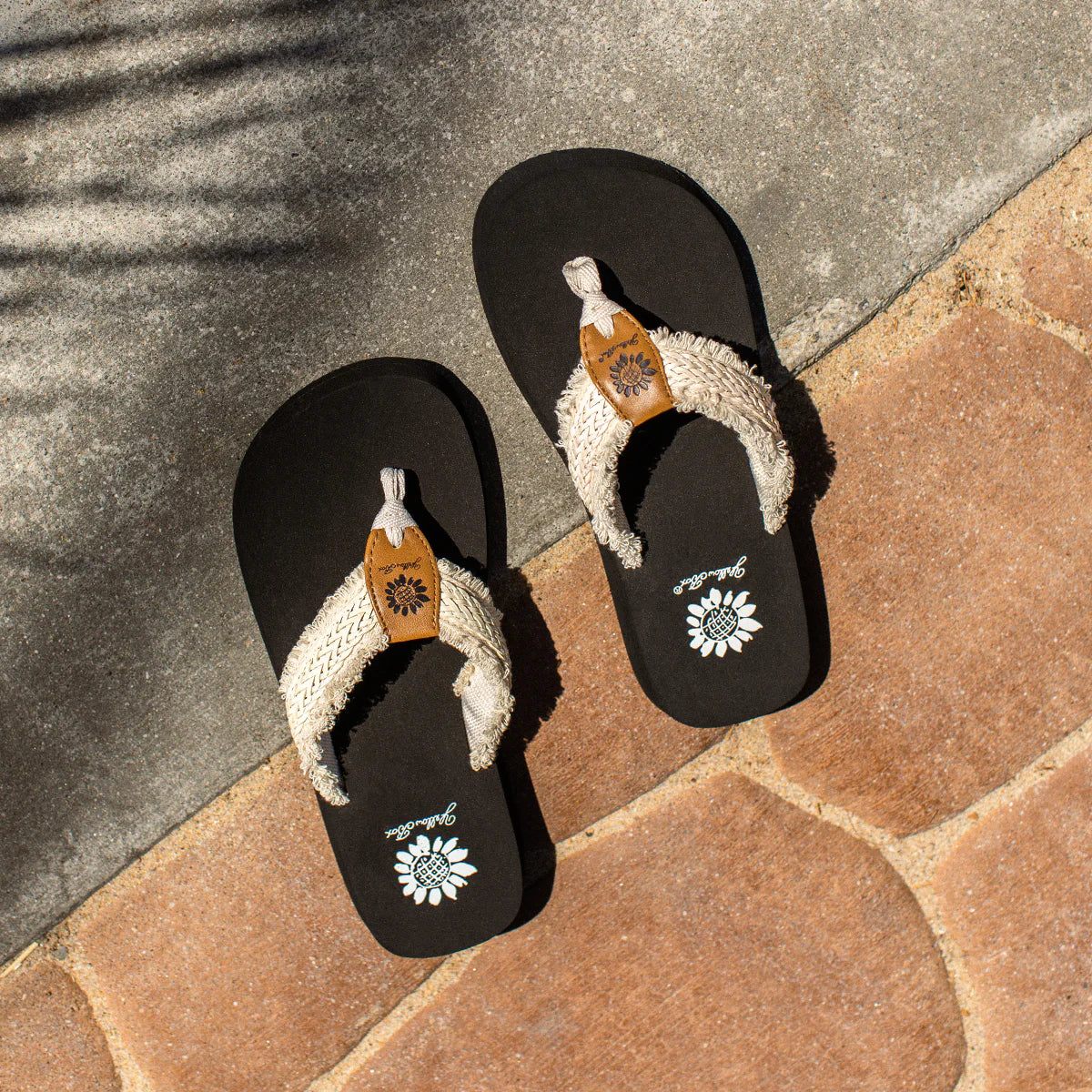 Yellow Box Cream Fianni Flip Flop