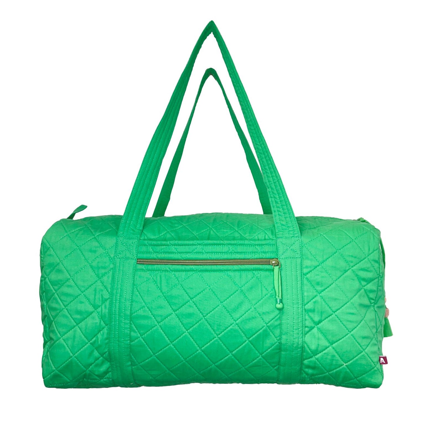 Aviva Collection – Quilted Solid Cotton Duffle Bag