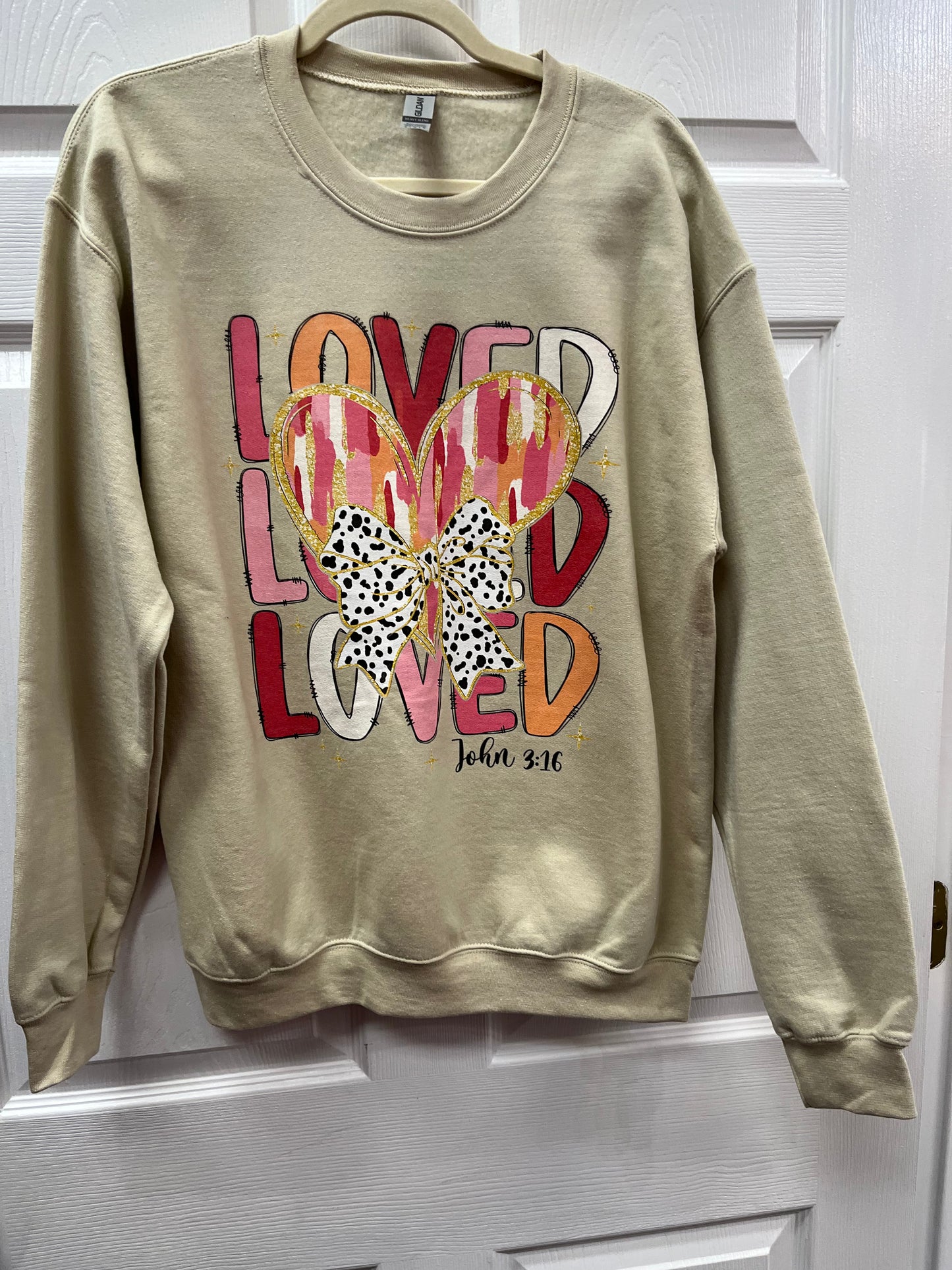 Loved Sweatshirt, Jesus Valentine Shirt