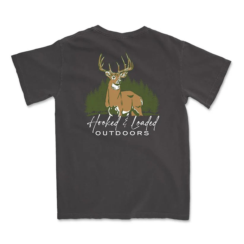 Big Buck Hunter Pocket Tee - Pepper
