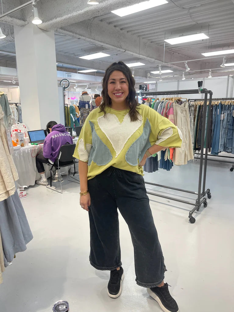 Oli & Hali Heart Oversized Top