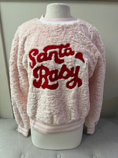 Pink Santa Baby Sweat Shirt