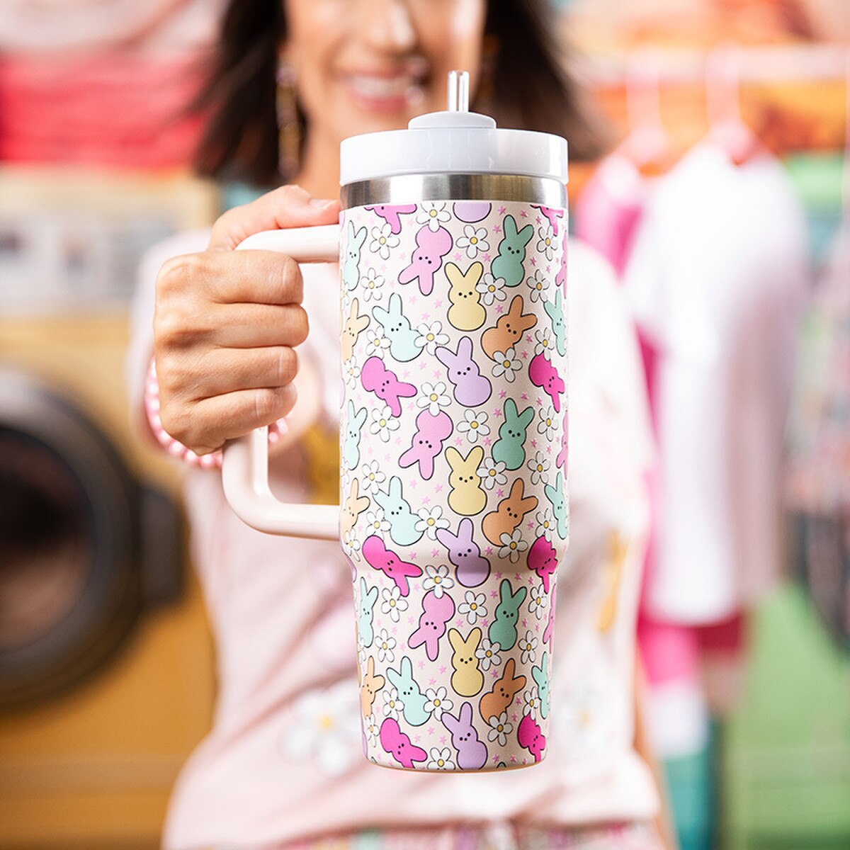 Peep This 30 Oz. Tumbler With Straw and Handle