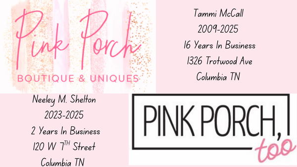 Pink Porch Boutique Columbia logo