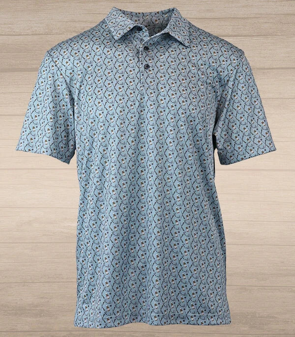 Bucks & Bourbon Performance Polo