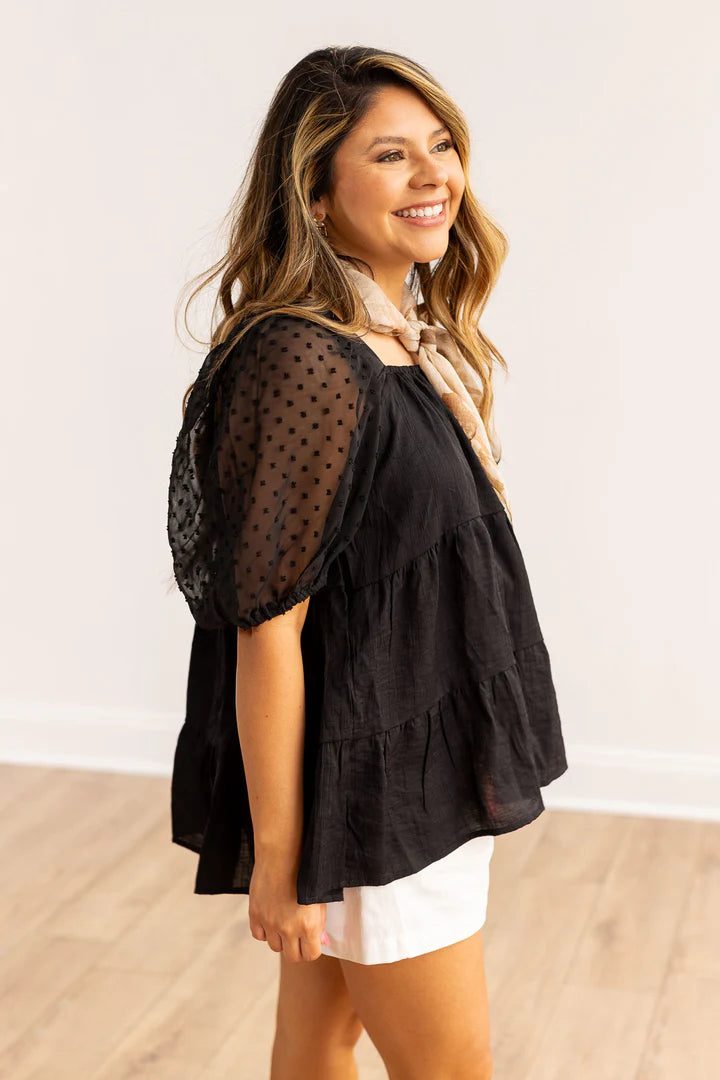 Luna Baby Doll Top