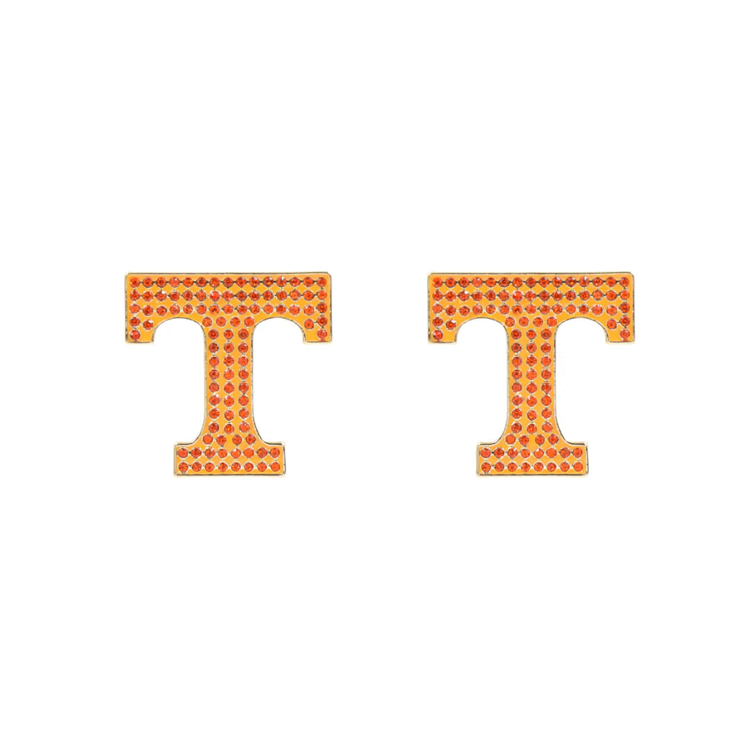 University of Tennessee Pavé Logo Studs