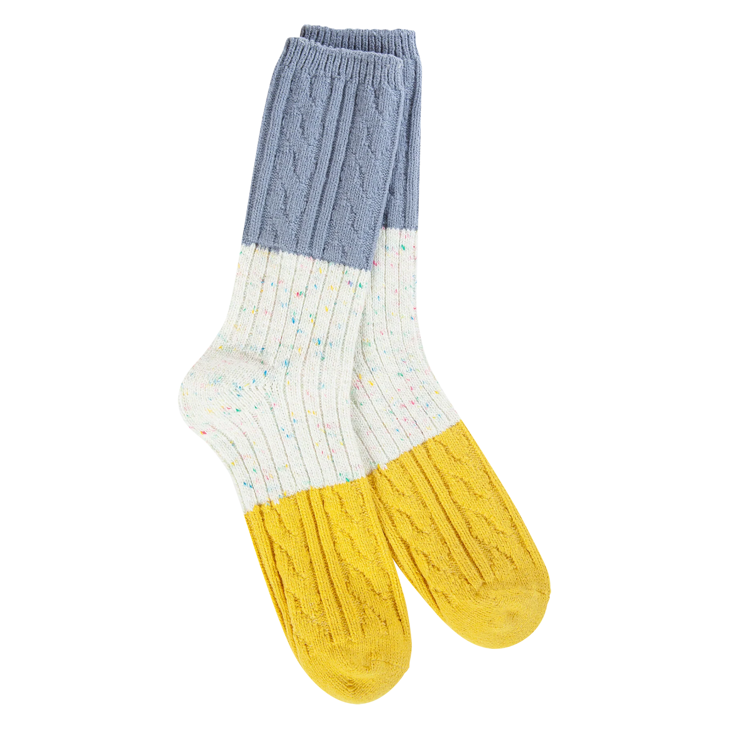 World's Softest Weekend Confetti Cable Crew Sock