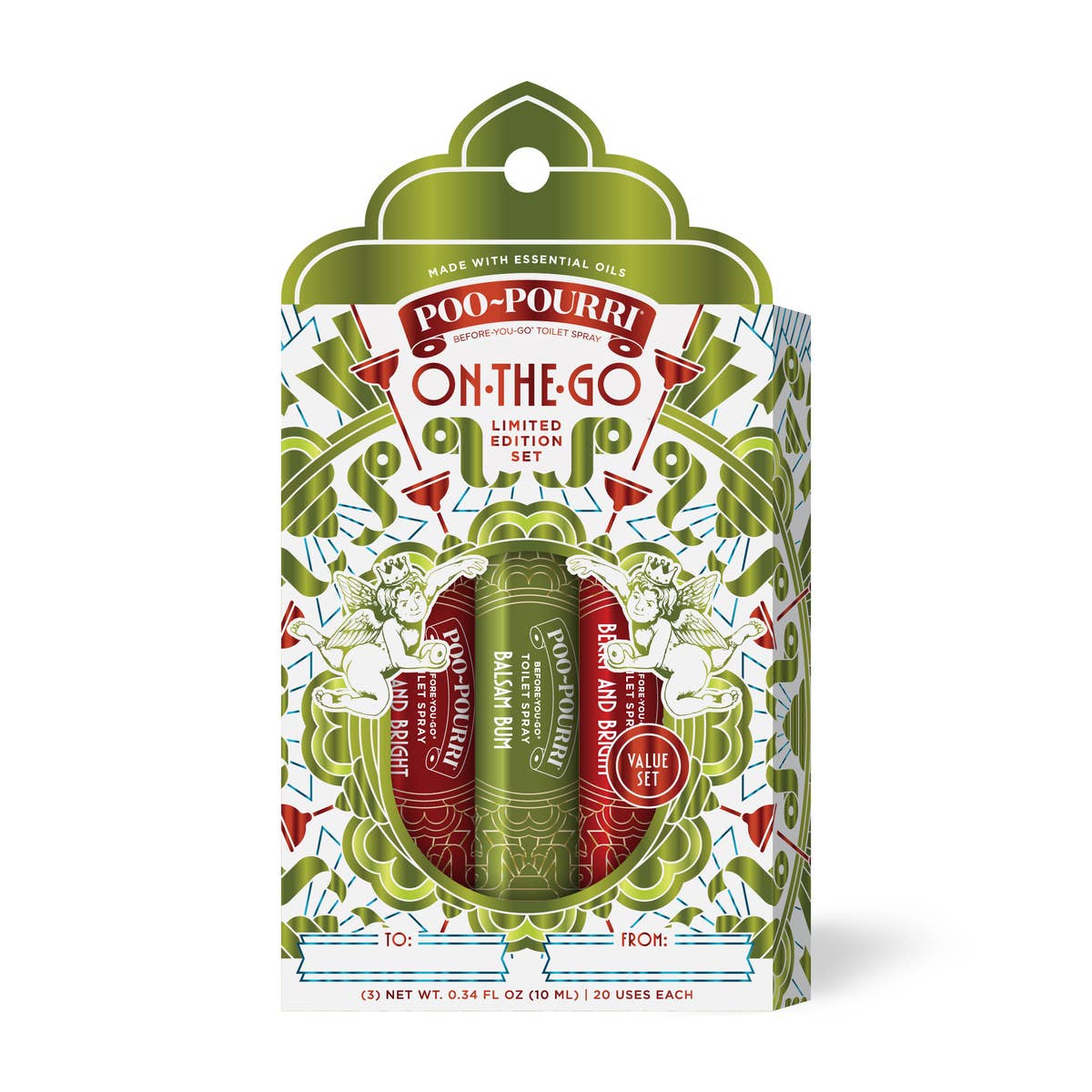 ~Pourri - Holiday 2024 - On-The-Go 10mL Poo~Pourri Set