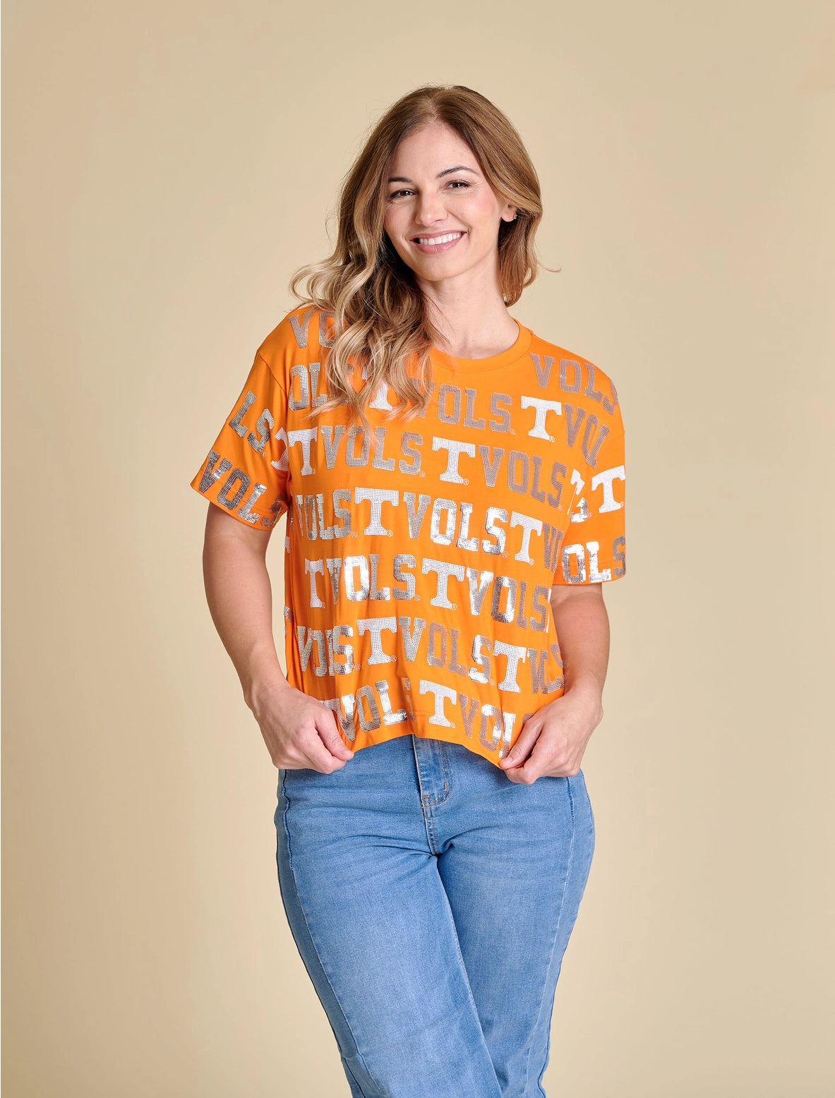 The Sequin Repeat Tee